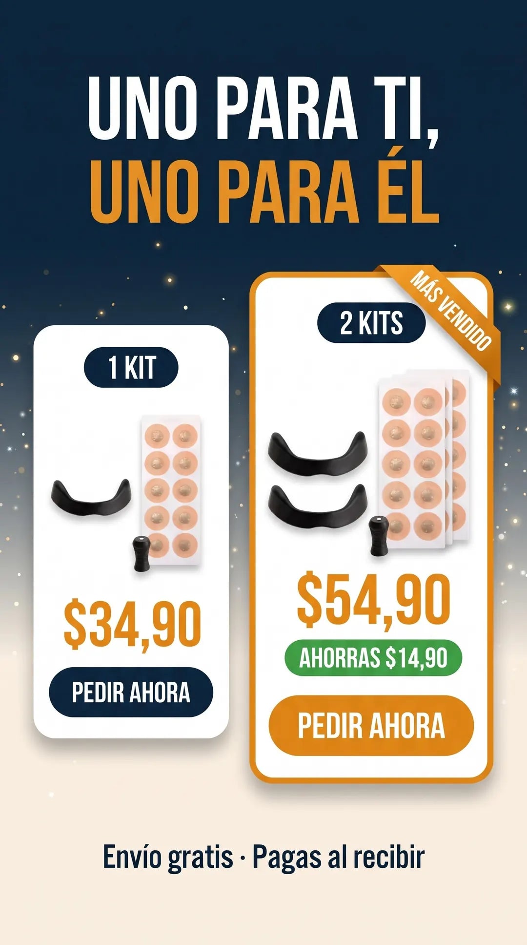 Uno para ti, uno para él