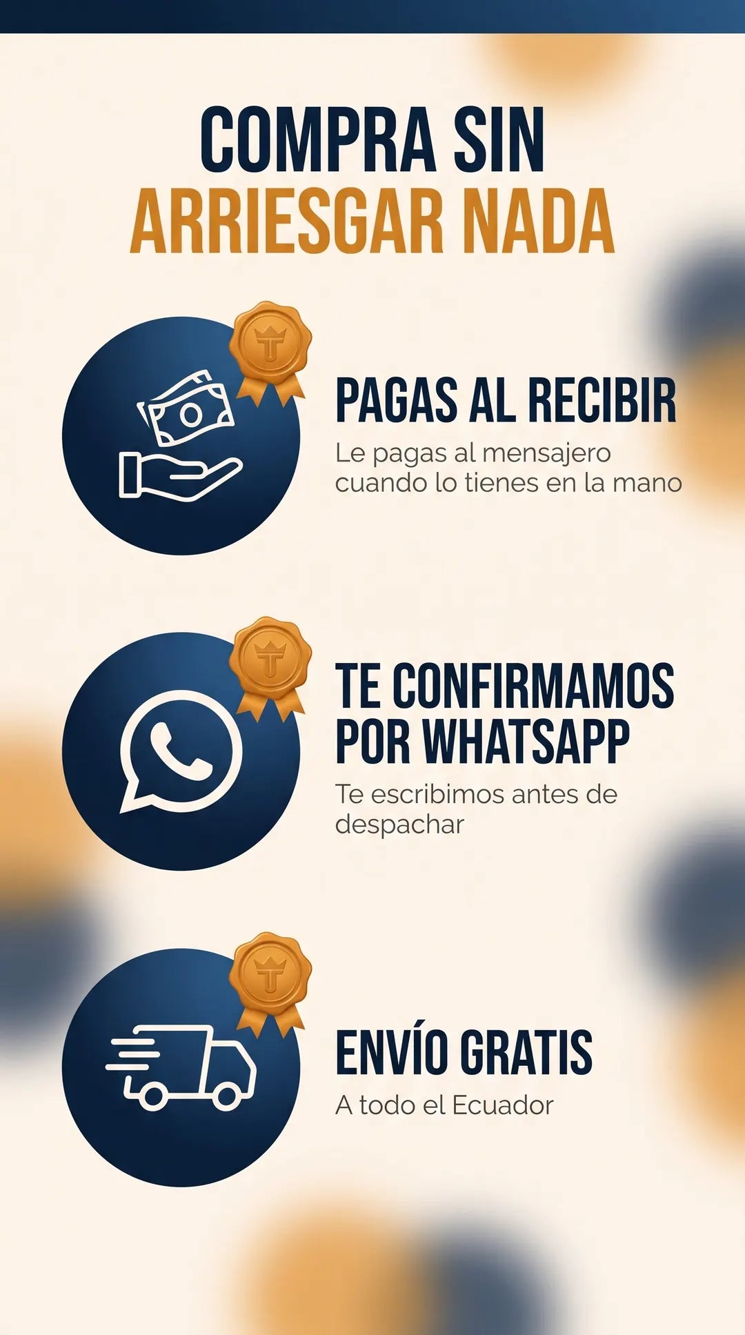 Compra sin arriesgar nada